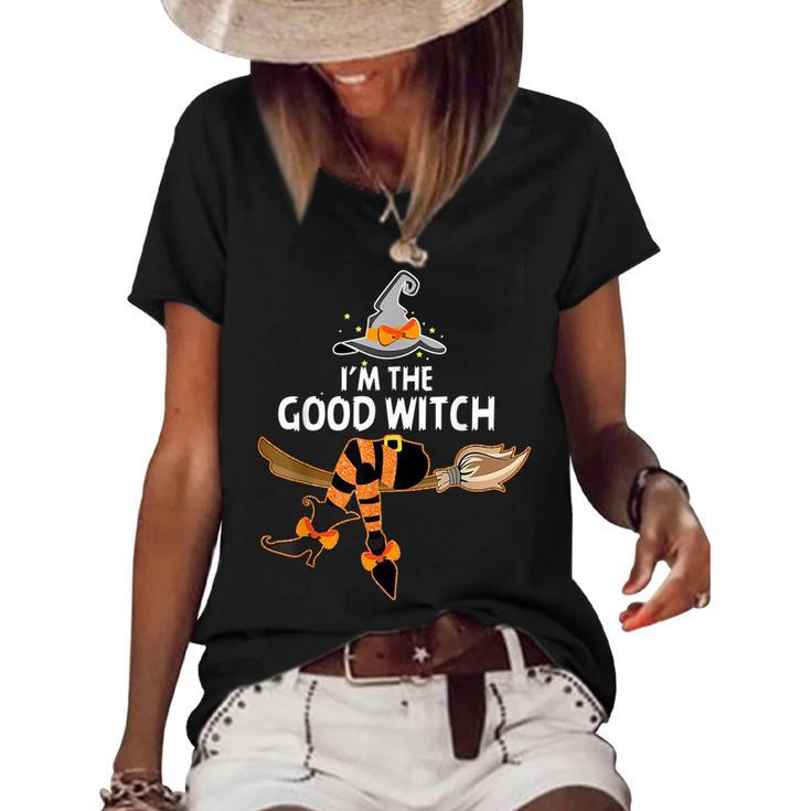 Im The Good Witch Halloween Matching Group Costume  Women's Short Sleeve Loose T-shirt