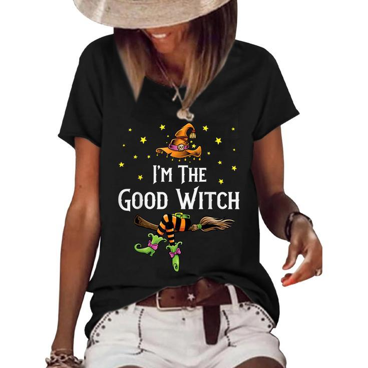 Im The Good Witch Halloween Matching Group Costume  Women's Short Sleeve Loose T-shirt