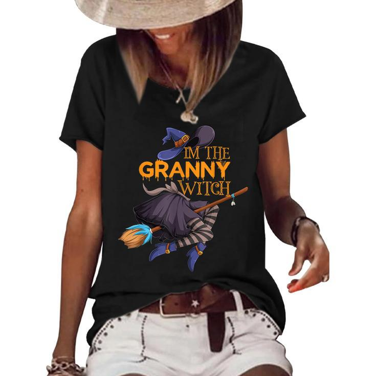 Im The Granny Witch Halloween Matching Group Costume  Women's Short Sleeve Loose T-shirt