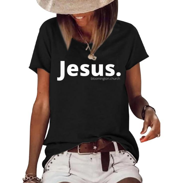 Jesus Period  Women's Short Sleeve Loose T-shirt