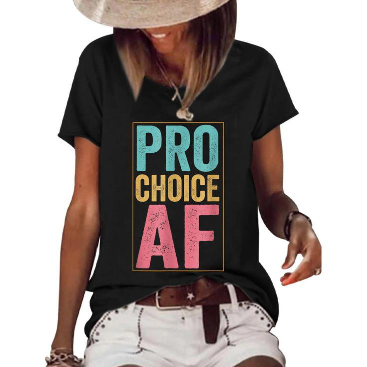 Pro Choice Af  V3 Women's Short Sleeve Loose T-shirt
