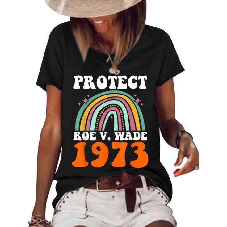 Protect Roe V Wade 1973 Abortion Is Healthcare  V2 Women's Short Sleeve Loose T-shirt