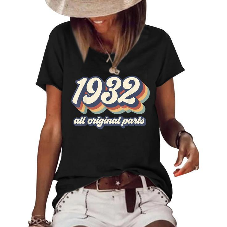 Sassy Since 1932 Fabulous 90Th Birthday Gifts Ideas For Her  V2 Women's Short Sleeve Loose T-shirt