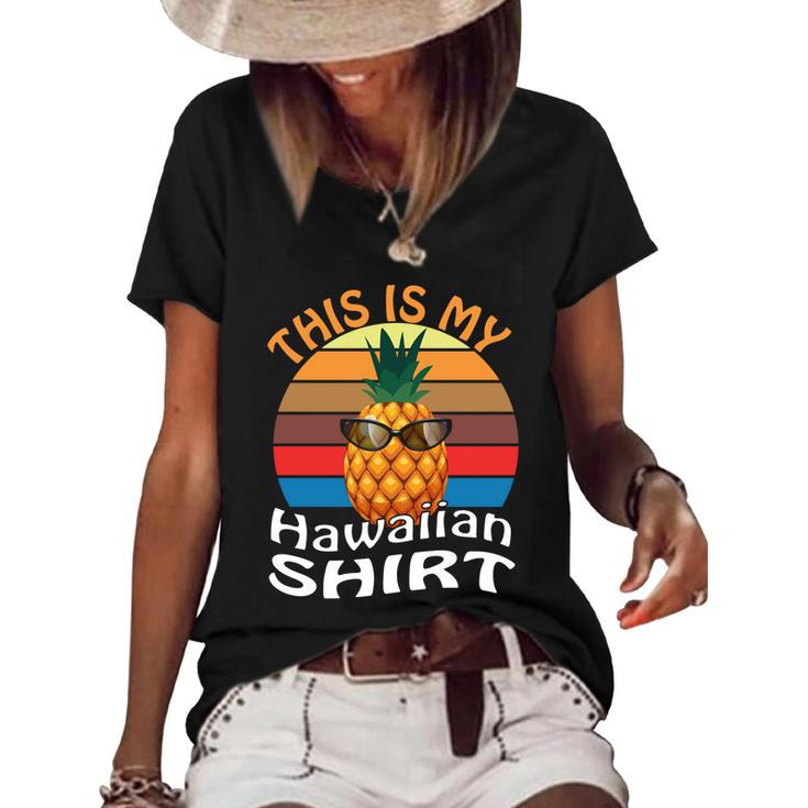 This Is My Hawaiian Gift Women's Short Sleeve Loose T-shirt