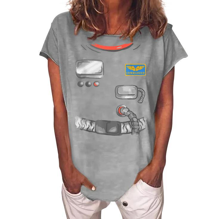Astronaut Halloween Costume Trick Or Treat Women's Loosen T-shirt