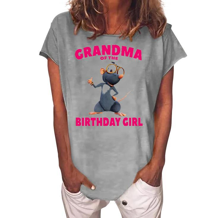 Booba &8211 Grandma Of The Birthday Girl Women's Loosen T-Shirt
