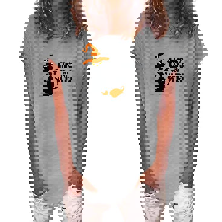 Halloween 100% That Witch Cat Women's Loosen T-shirt