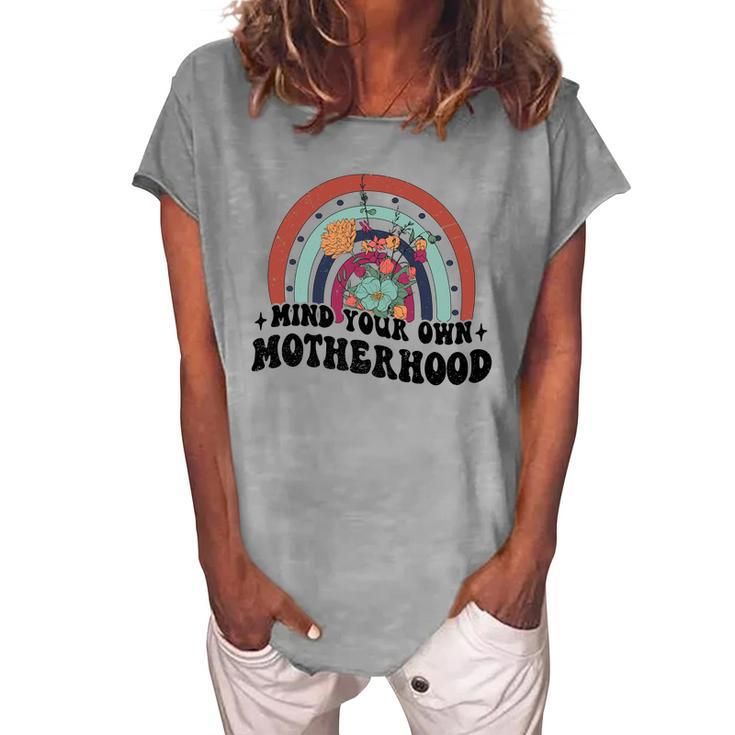 Mind Tour Own Motherhood Vintage Boho Women's Loosen T-shirt