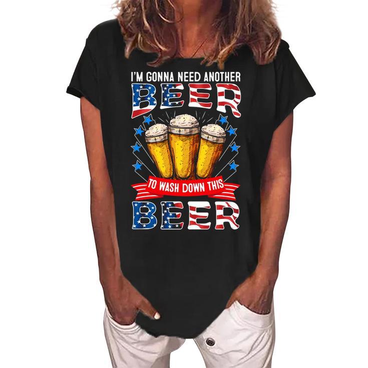 Gonna Need Another Beer V2 Women's Loosen Crew Neck Short Sleeve T-Shirt