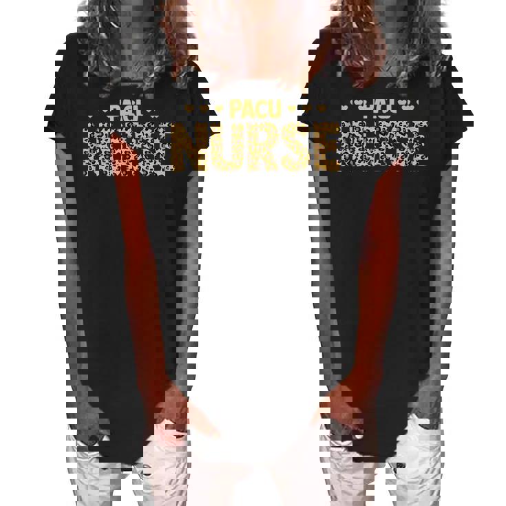 Pacu Nurse Crew Cute Post Anesthesia Care Unit Pacu Nurse V2 Women's Loosen Crew Neck Short Sleeve T-Shirt Pacu Nurse Crew Cute Post Anesthesia Care Unit Pacu Nurse V2 Women's Loosen Crew Neck Short Sleeve T-Shirt