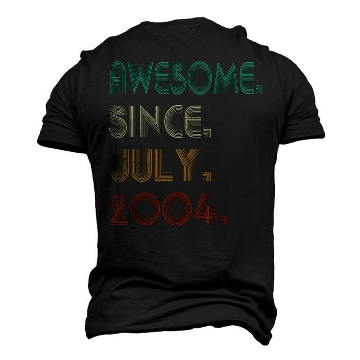 18Th Birthday 18 Years Old Awesome Since July 2004 Men's 3D T-shirt Back Print