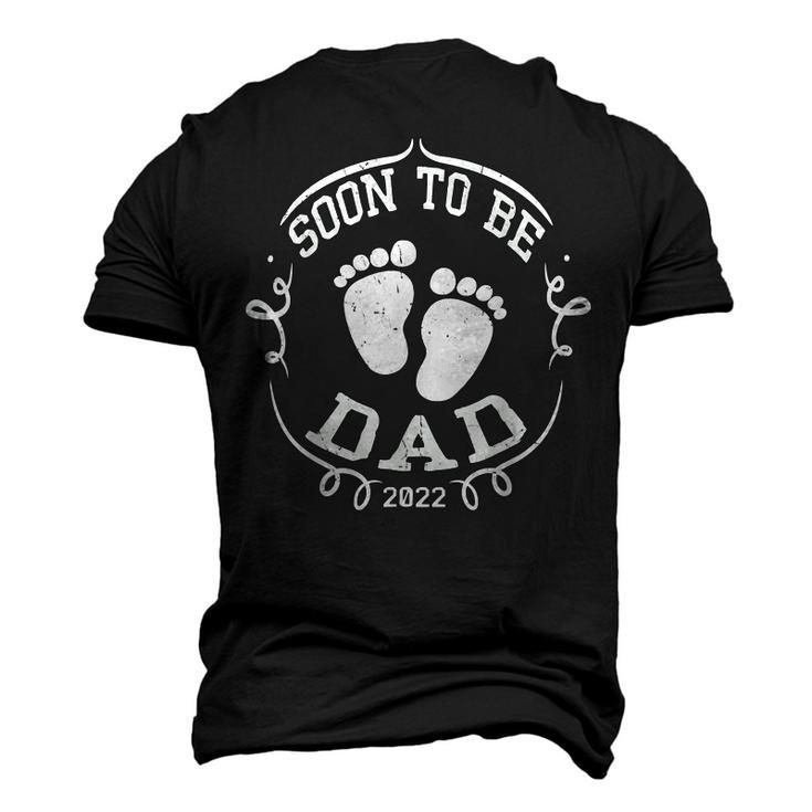 2022 Mens Soon To Be Dad 2022 Fathers Day First Time Daddy  Men's T-shirt 3D Print Graphic Crewneck Short Sleeve Back Print