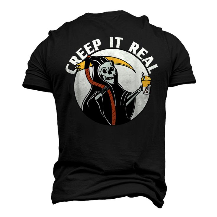 Creep It Real - Funny - Halloween  Men's 3D Print Graphic Crewneck Short Sleeve T-shirt
