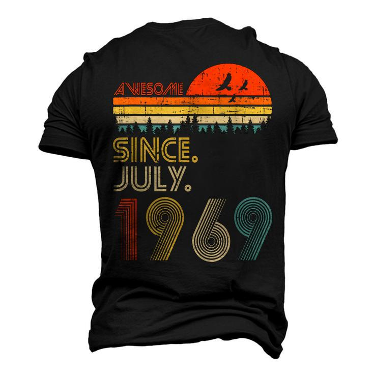 53 Years Old Awesome Since July 1969 53Rd Birthday Men's 3D T-shirt Back Print