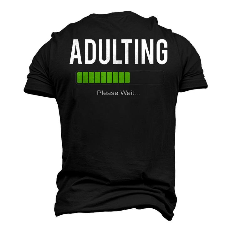 Adult 18Th Birthday Adulting For 18 Years Old Girls Boys Men's 3D T-shirt Back Print