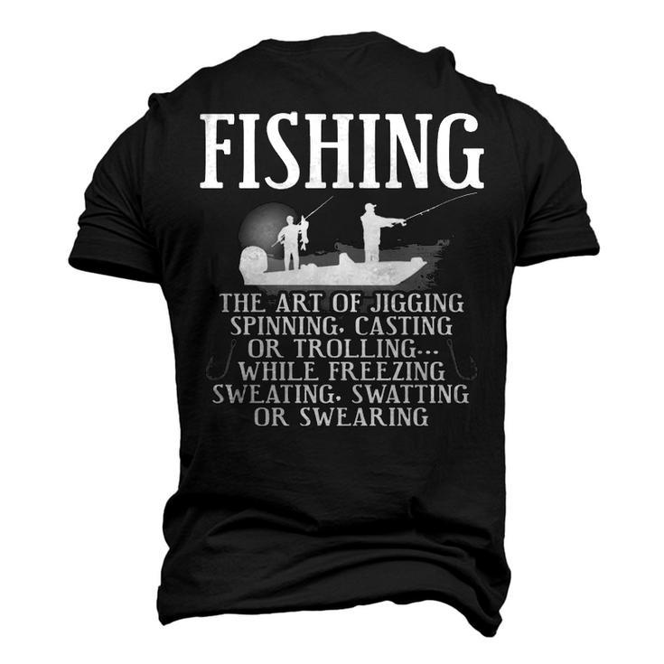 Art Of Fishing Men's 3D T-shirt Back Print