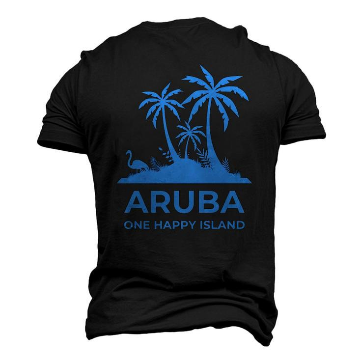 Aruba One Happy Island V2 Men's 3D T-Shirt Back Print