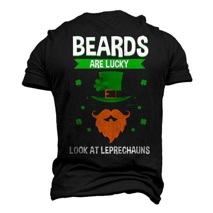 Beards Are Lucky Men's 3D T-shirt Back Print