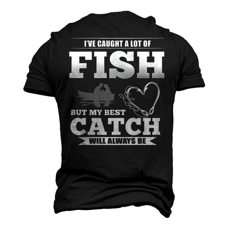 My Best Catch Custom Men's 3D T-shirt Back Print