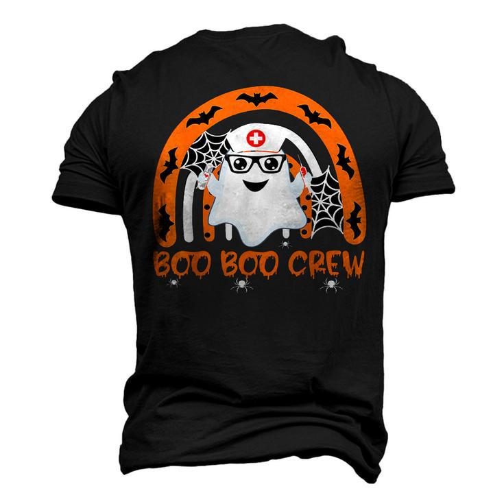 Boo Boo Crew Ghost Doctor Emt Halloween Nurse Men's 3D T-shirt Back Print