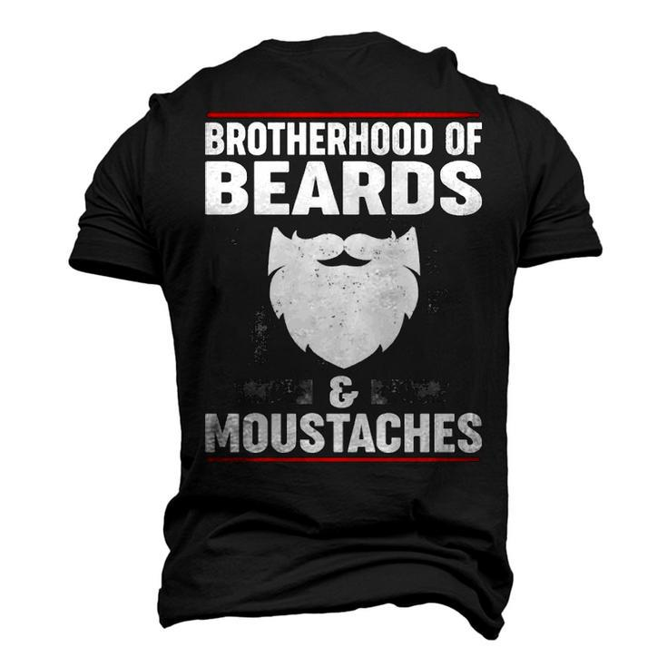 Brotherhood Beards Men's 3D T-shirt Back Print
