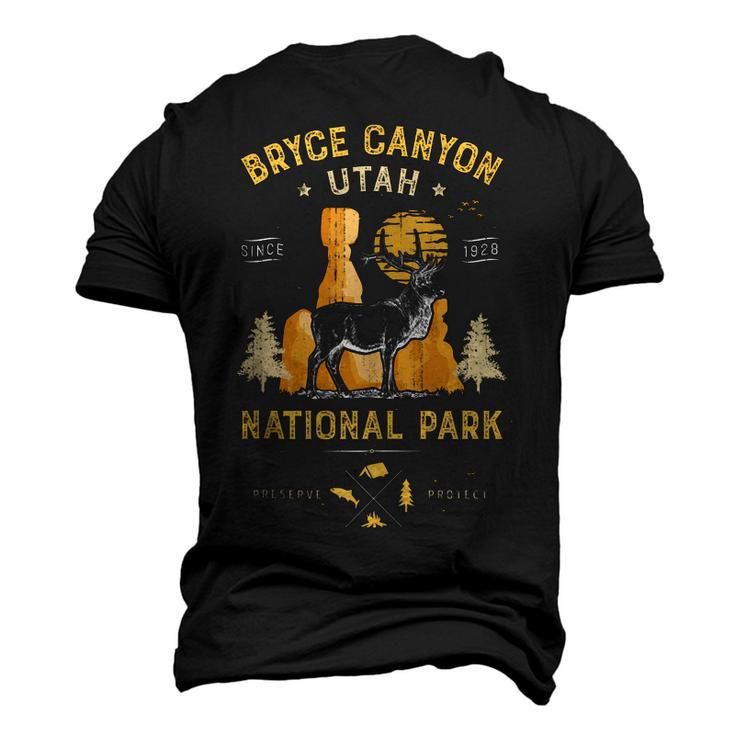 Bryce Canyon National Park Vintage Utah Deer Elk Men Men's 3D T-shirt Back Print