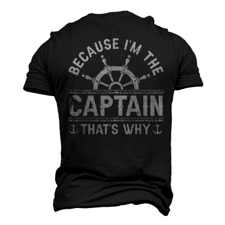 Im The Captain Boat Owner Boating Lover Boat Captain Men's 3D T-shirt Back Print