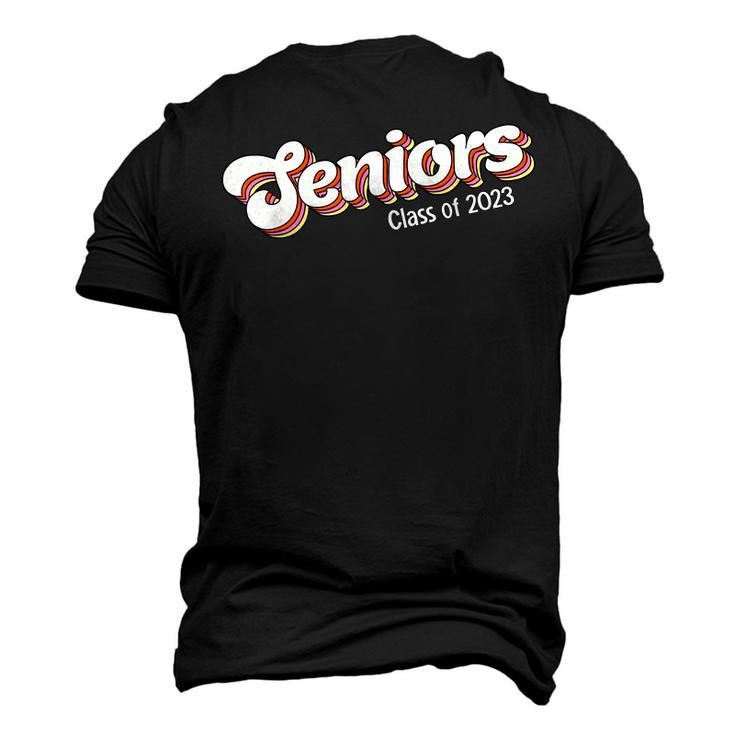Class Of 2023 Senior 2023 Graduation Or First Day Of School Men's 3D T-shirt Back Print