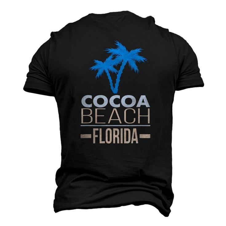 Cocoa Beach Florida Palm Tree Men's 3D T-Shirt Back Print
