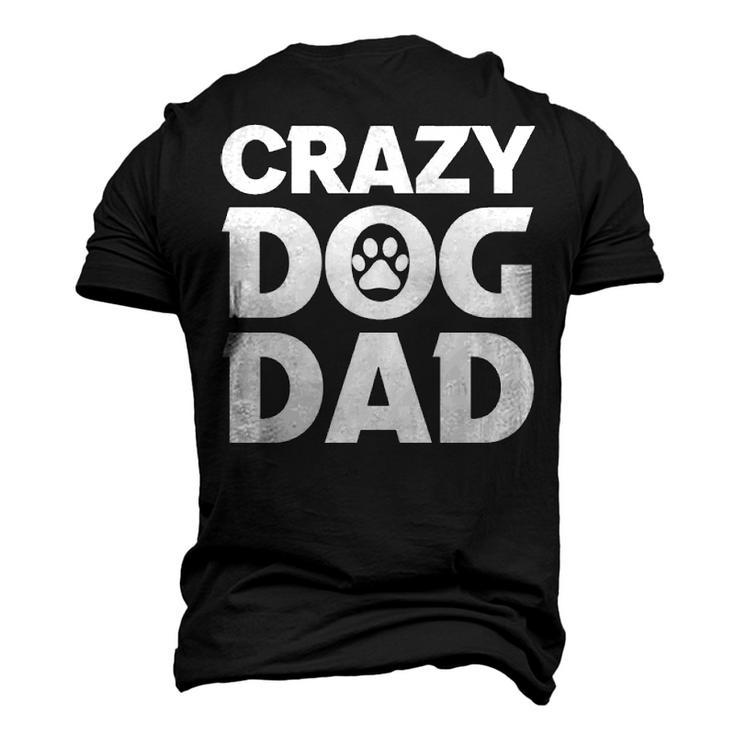 Crazy Dog Dad V2 Men's 3D T-shirt Back Print
