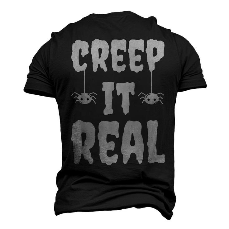 Creep It Real Halloween Spider Men's 3D T-shirt Back Print