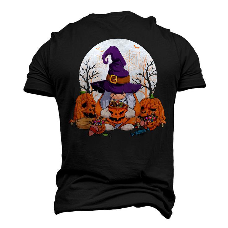 Cute Gnomes Happy Halloween Fall Candy Corn Pumpkin Men Kid  V3 Men's T-shirt 3D Print Graphic Crewneck Short Sleeve Back Print
