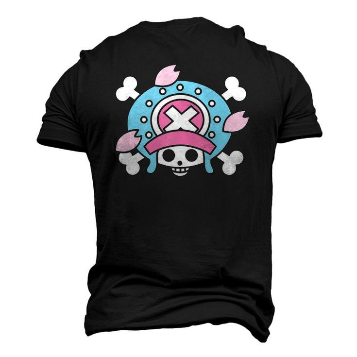 Doctor Reindeer Chop Cotton Candy Pirate Flag Jolly Roger Men's 3D T-Shirt Back Print