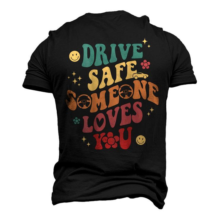Drive Safe Someone Loves You Smile Flower Trendy Clothing  Men's 3D Print Graphic Crewneck Short Sleeve T-shirt