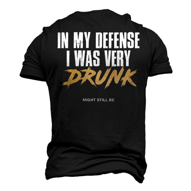 I Was Drunk Men's 3D T-shirt Back Print