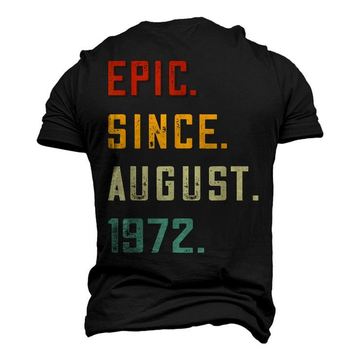 Epic Since August 1972 50 Years Old 50Th Birthday  Men's 3D Print Graphic Crewneck Short Sleeve T-shirt