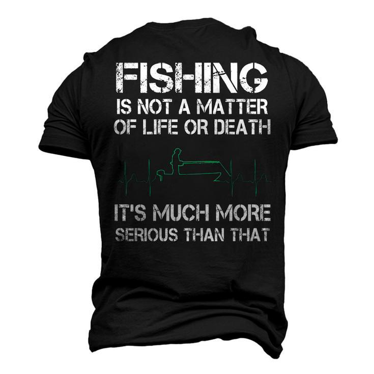 Fishing - Life Or Death Men's 3D T-shirt Back Print