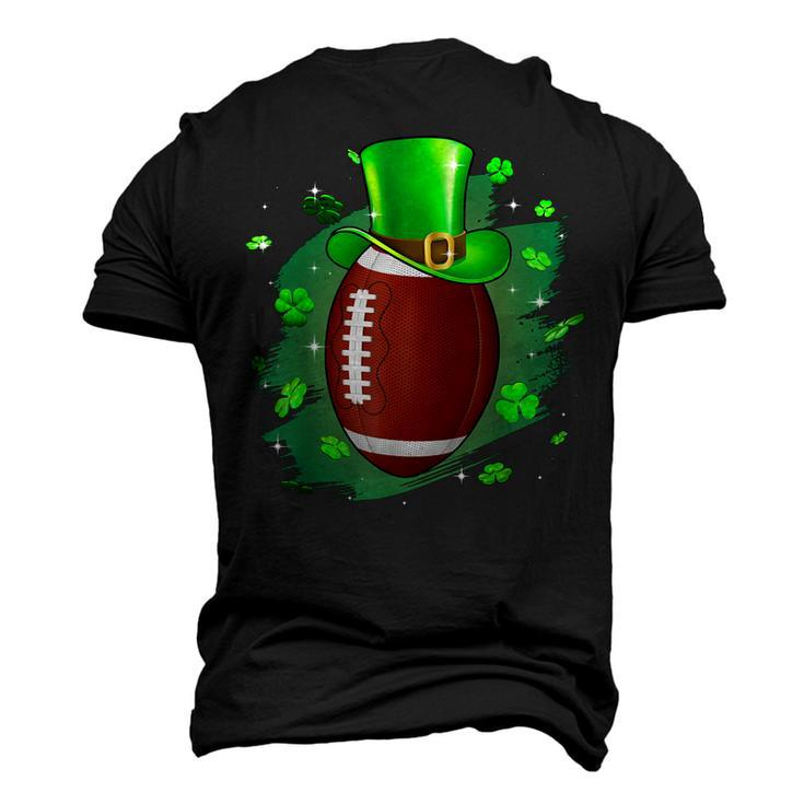 Football St Patricks Day Leprechaun Shamrock Irish Boys Kids  Men's T-shirt 3D Print Graphic Crewneck Short Sleeve Back Print