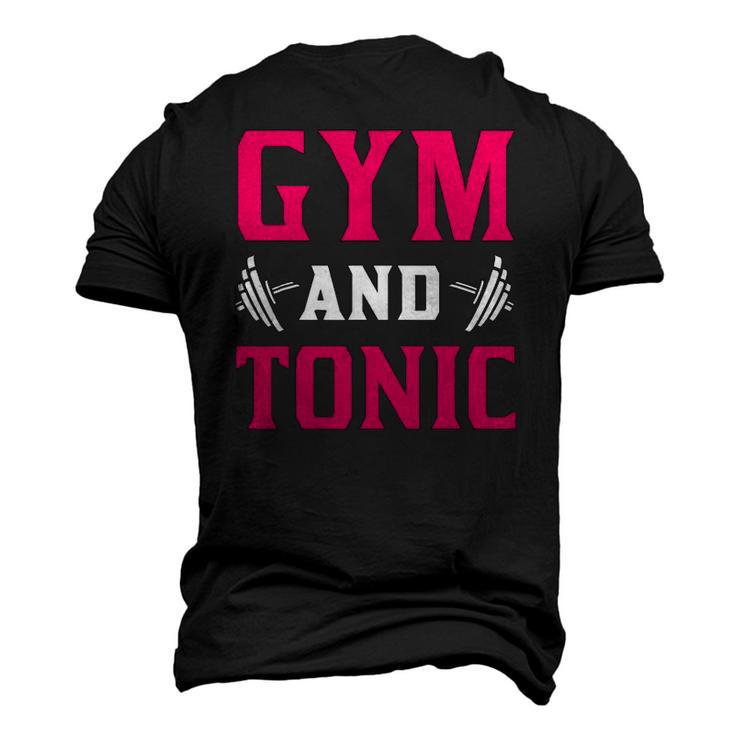 Gym And Tonic Workout Exercise Training Men's 3D T-Shirt Back Print