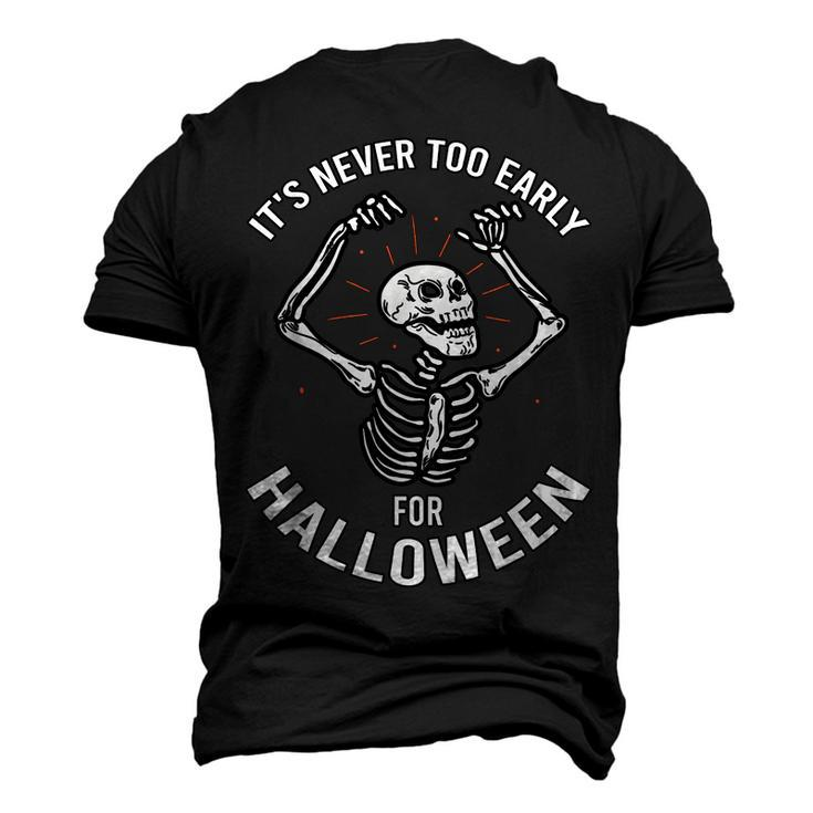 Halloween Design Its Never Too Early For Halloween Design  Men's 3D Print Graphic Crewneck Short Sleeve T-shirt
