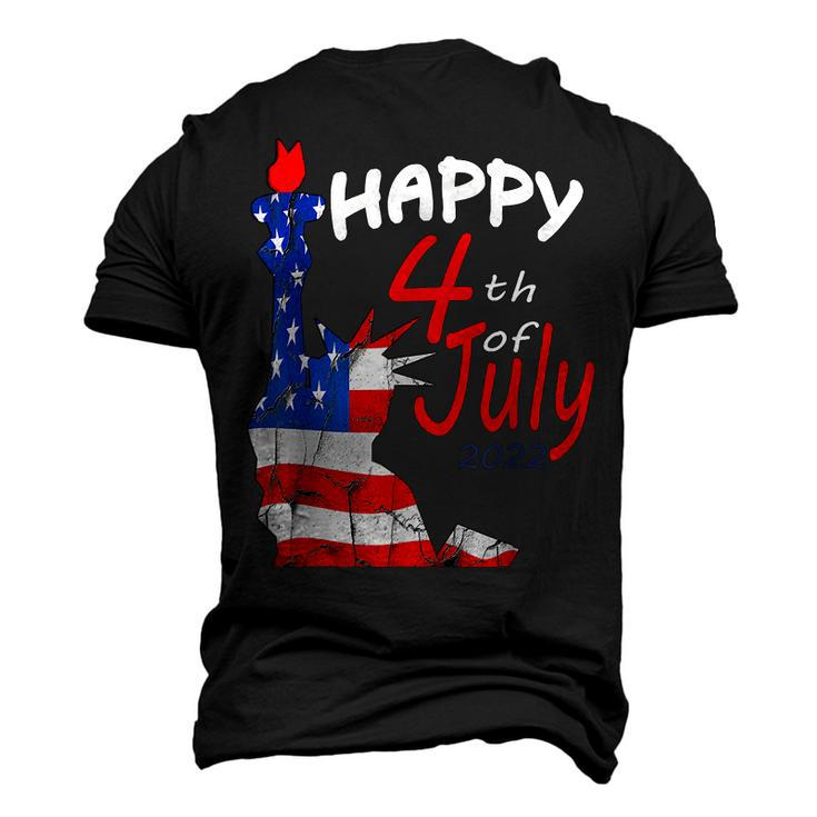 Happy Independence Day 2022 Happy 4Th Of July 2022 Men's 3D T-shirt Back Print