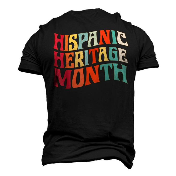 Hispanic Heritage Month 2022 National Latino Countries Flag  Men's T-shirt 3D Print Graphic Crewneck Short Sleeve Back Print
