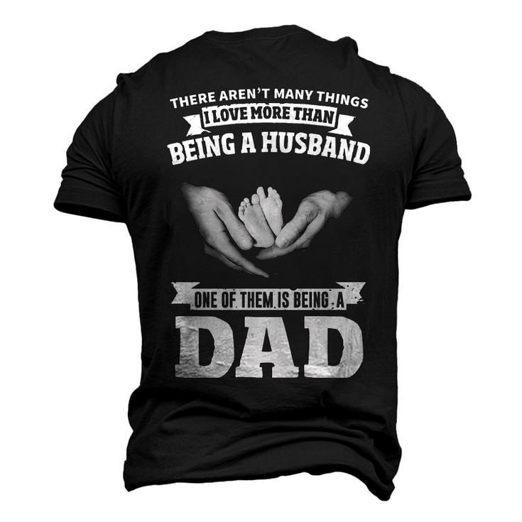 Husband - Love Being A Dad Men's 3D T-shirt Back Print