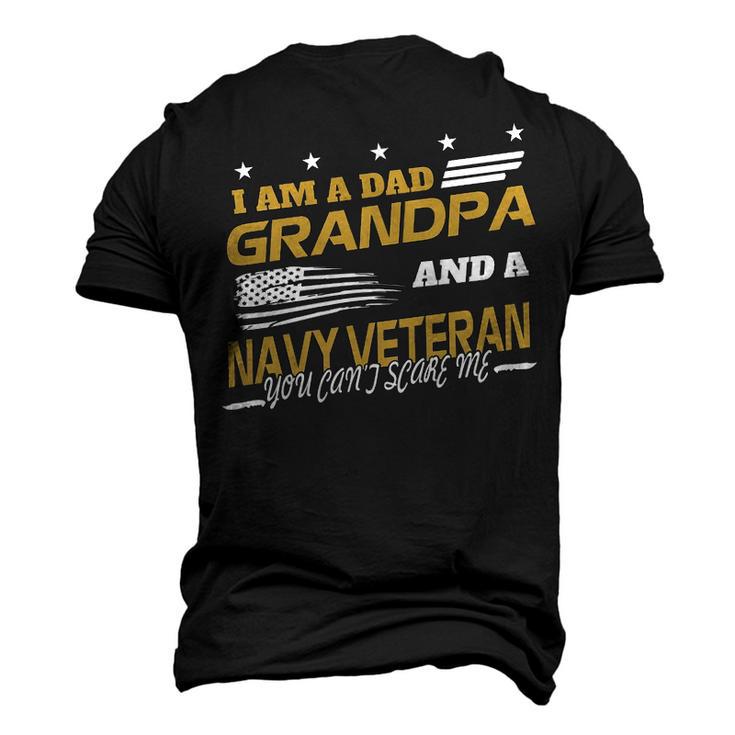 I Am A Dad Grandpa And A Navy Veteran Men's 3D Print Graphic Crewneck Short Sleeve T-shirt