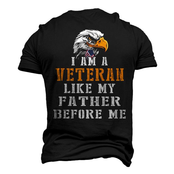 I Am A Veteran Like My Father Before Me V2 Men's 3D Print Graphic Crewneck Short Sleeve T-shirt