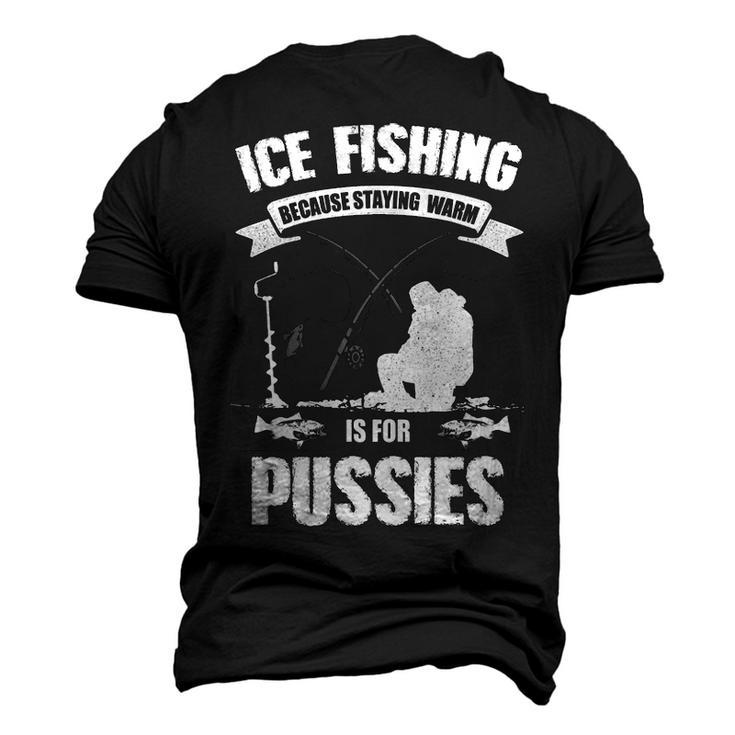 Ice Fishing V2 Men's 3D T-shirt Back Print