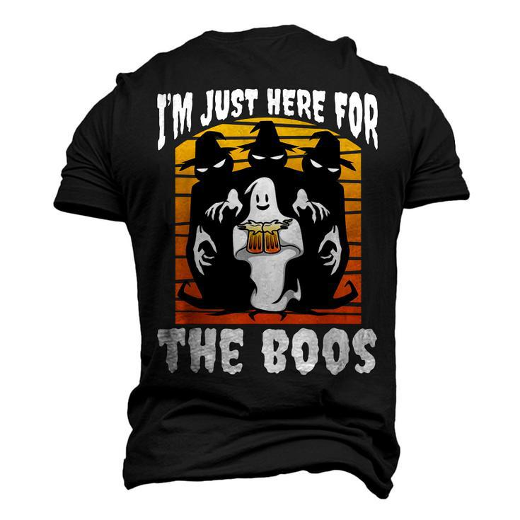 Im Just Here For The Boos  Men's 3D Print Graphic Crewneck Short Sleeve T-shirt