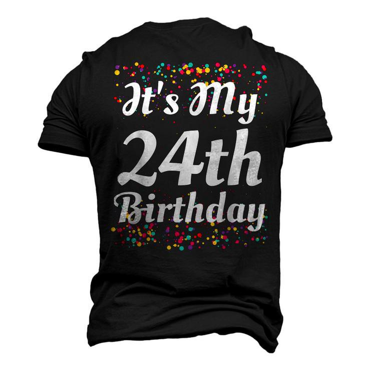 Its My 24Th Birthday Men's 3D T-shirt Back Print