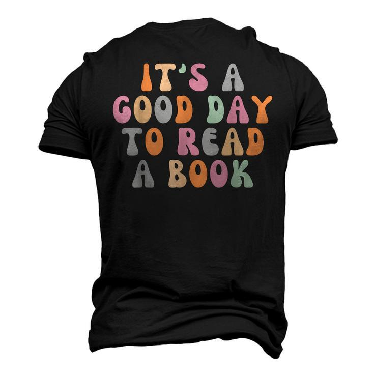 Its A Good Day To Read A Book Retro Teacher Students  Men's 3D Print Graphic Crewneck Short Sleeve T-shirt