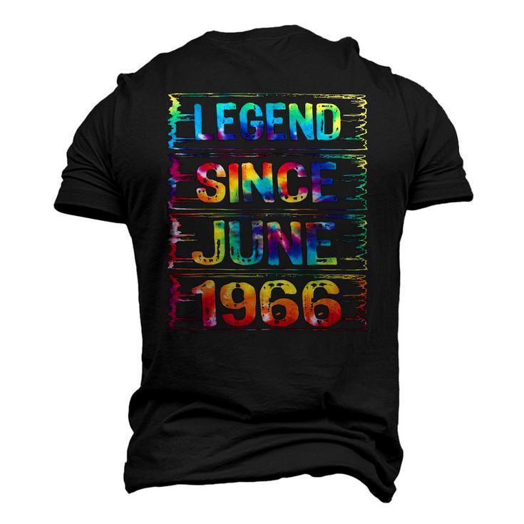 June 56 Years Old Since 1966 56Th Birthday Tie Dye Men's 3D T-Shirt Back Print